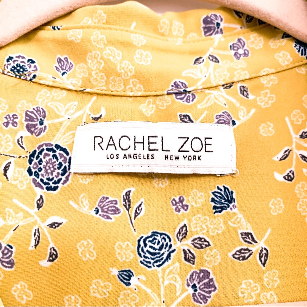 Rachel Zoe Floral Sleeveless Button Down Top - Picture 4 of 7